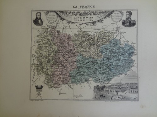 Grande ancienne carte - grande,