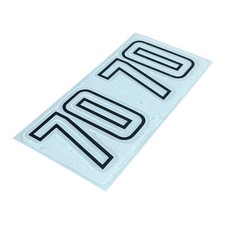 JEU AUTOCOLLANTS BLASONS 70 NOIRS HONDA DAX ST70 NT 6V 1982 1989