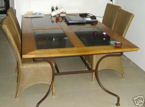 Table sam teck massif et - table,