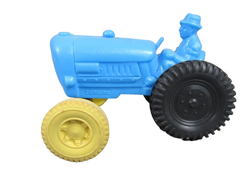 Tracteur agricole bleu - tracteur,