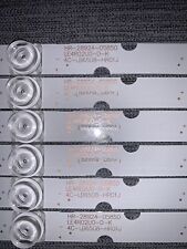 ✅ 6 BARRETTES LEDS  Pour TV Toshiba 65U3800C