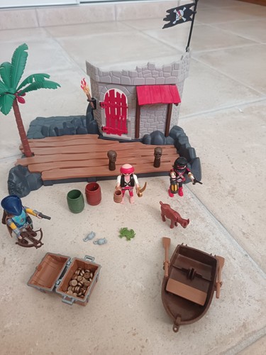 Ensemble playmobil pirate - , avec