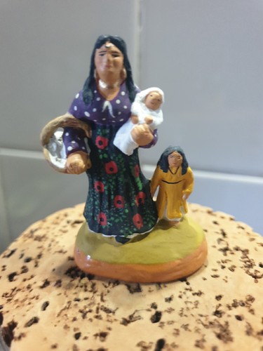Santon crèche noël - crèche,
