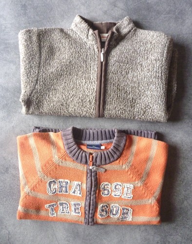 Lot gilets pulls 4 ans - lot,