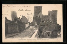 CPA Mondoubleau, Ruines de l´Ancien Chateau - Les trois tours 1904 