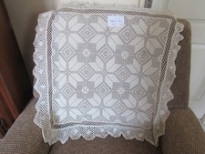 grand napperon écru  carré