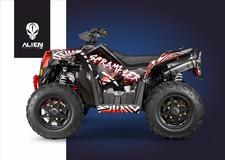 POLARIS SCRAMBLER 850-1000 2013-2024 DESIGN 2 quads Graphics kit stickers decal