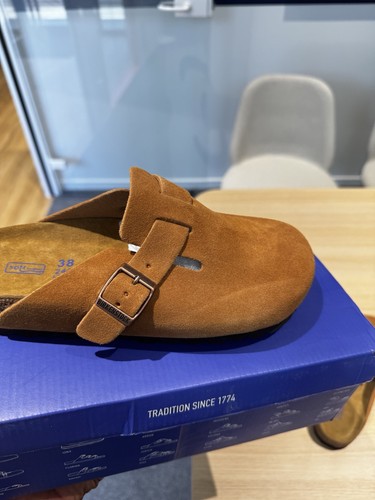 Birkenstock sabots femme daim