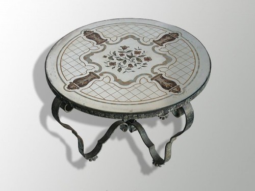 Table basse fer forgé - table,