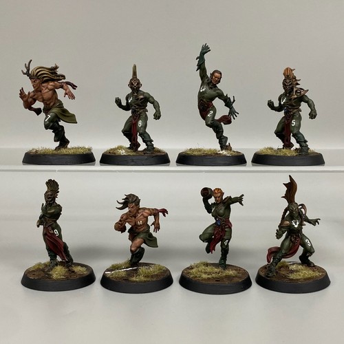 Nains bois peints - nains,
