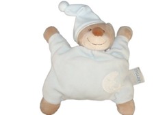 Doudou semi plat coussin ours