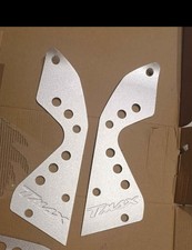 Pair of Footrests Compatible Yamaha Tmax T-max 500 2008 2009 2010 2011