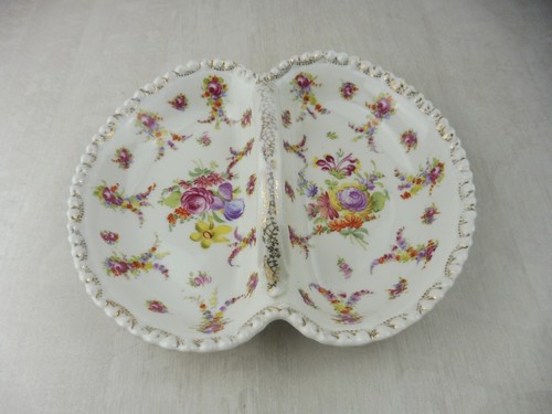Ancien plat compartiments - plat, 2