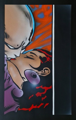 Grand tableau street art pop