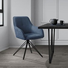 Fauteuil de salon bleu chaise