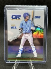 2025 Onyx Authenticated Onyx Rips Bobby Witt Jr. On-Card Auto Royals Autograph