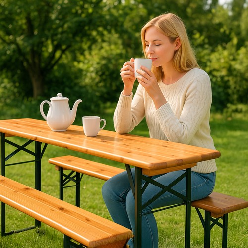 Banc bois pliant léger - pliant,