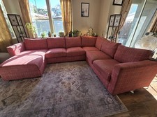 Ikea Finnala Sofa With Chaise, Red