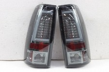 FITS Smoke 1999-2002 Chevy Silverado 1500 99-06 GMC Sierra LED Tube Tail Lights