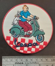 Vespa scooter ecusson vintage . Pinup motorcycle patch