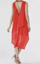 Beautiful NEW BCBG MAXAZRIA PAPRIKA SHANA ASYMMETRICAL HEM DRESS SIZE S $228.00