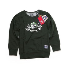Pull Bobby Bolt Sir Bobby Vert Militaire Pour Enfants Taille 110/116