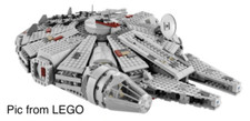 LEGO Star Wars 7965 Millennium Falcon Set & Instructions No Minifigures