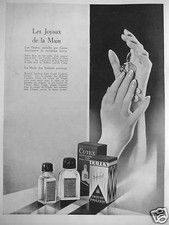 ADVERTISING CUTEX LIQUID POLISH WATER FOR CRIMPING NAILS AND LIQUID GLOSS