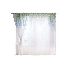 Rideau De Chambre à Coucher Rideau en Tulle Rideaux en Voile Transparent pour...