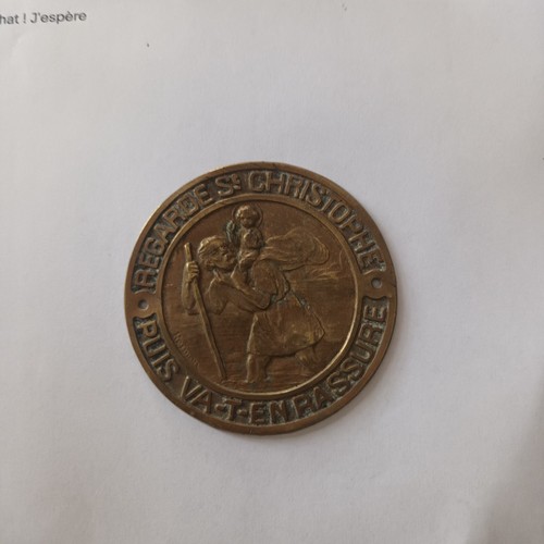 Ancienne plaque christophe - st,