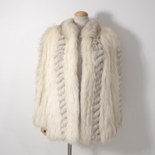 Veste manteau fourrure renard