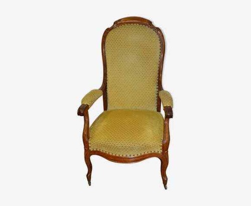 Fauteuil voltaire noyer - fauteuil,