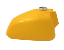 Suzuki PE175, 250, 400 Steel Yellow Painted Fuel Petrol Gas Tank 1978-1984