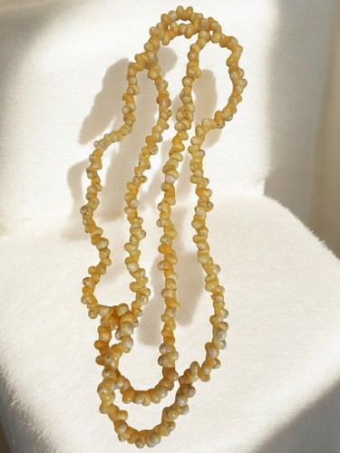 Collier ancien coquillages - collier, en