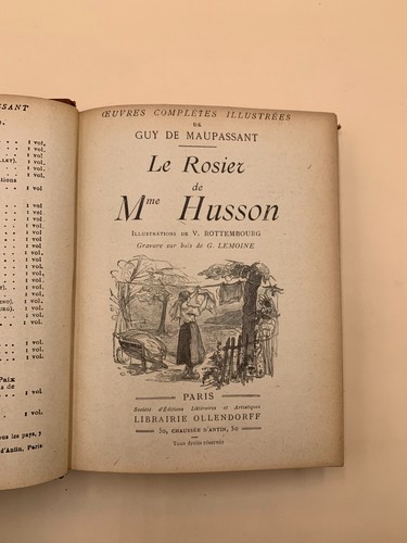 Guy maupassant le rosier - le,