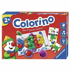 Colorino Jeu Educatif  Mon 1er Jeu Des Couleurs +2 ans Toucher Manipuler Pions