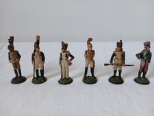 6 Soldats étain/ médailler