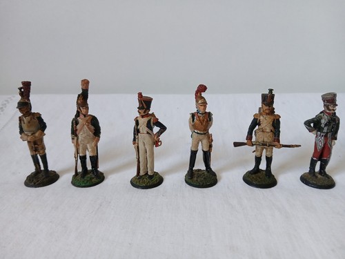 Soldats étain médailler - 6, étain/
