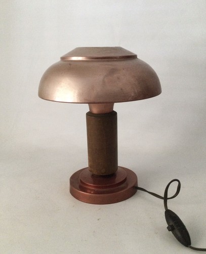 Lampe poser métal bois - À,