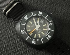 AQUASTAR GLASSSTAR MENS WATCH AUTOMATIC 80'S VINTAGE RARE