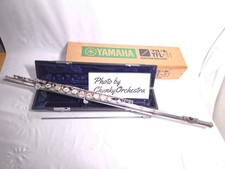 YAMAHA YFL-31 Flute Sterling Silver Headjoint w/ Original Box & Case #2306