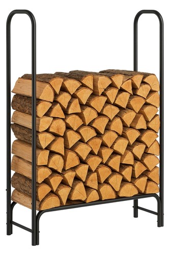 étagère bois chauffage - À,