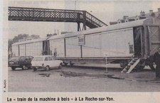 1981 -- LE TRAIN DE LA MACHINE A BOIS A LA ROCHE SUR YON 3F407