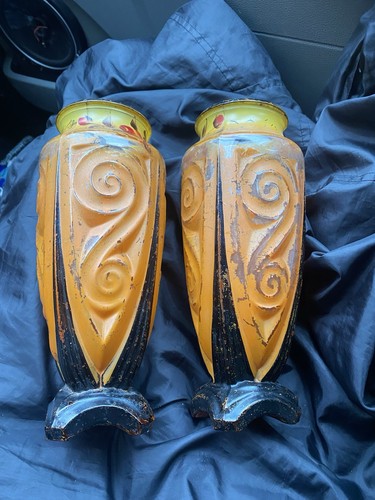 Paire vases art deco - art,