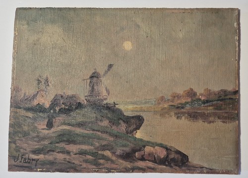 Fabry peinture paysage au - j.,