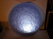 LUSTRE VASQUE PATE DE VERRE OU