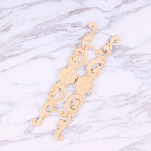 4pcs bois sculpté - , onlay