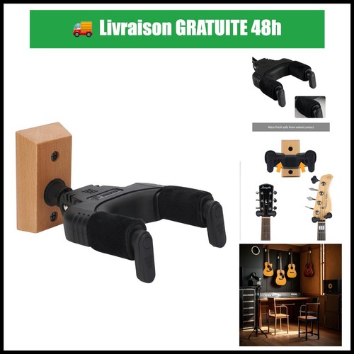 Support mural pour guitare