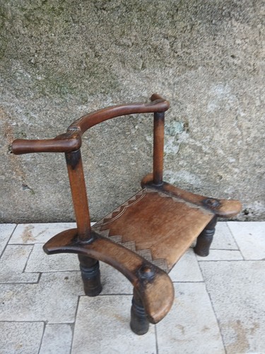 Art africain chaise - art,