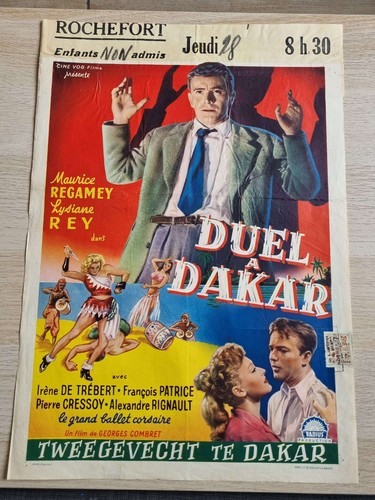 Affiche ancienne cinéma - , belge
